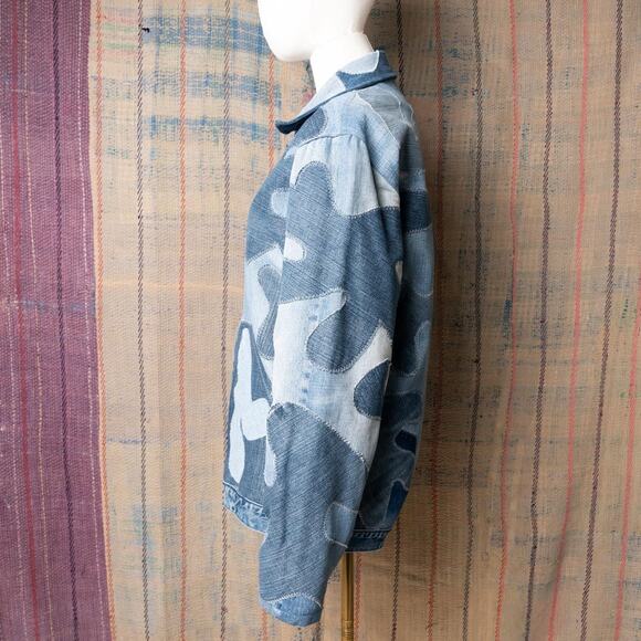 Custom upcycled patchwork jacket - Picture 5 of 7